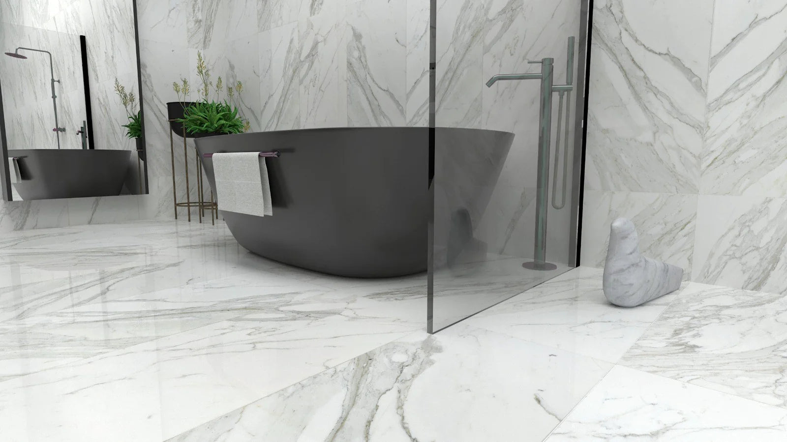Calacatta Gold Marble Tiles Uk