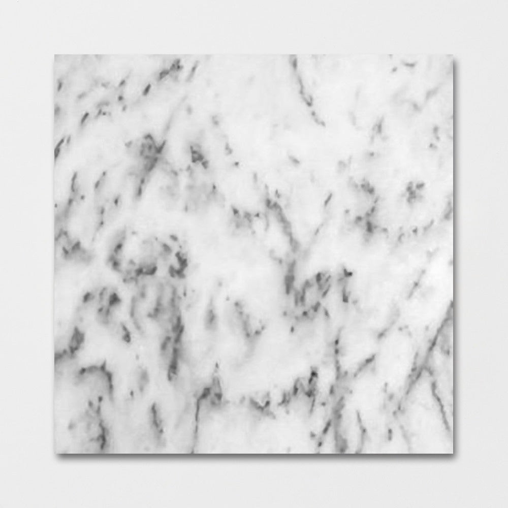 Bianco Cloud Polished Marble Tiles 305x305x10mm - Emperor Marble