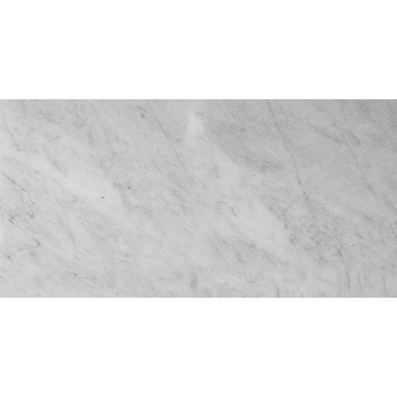 Bianco Mugla Semi Polished Marble Tiles 305x610x10mm - Emperor Marble