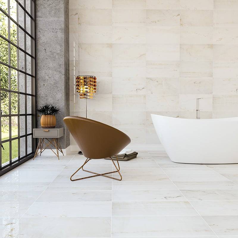 Calacatta Amber Tiles - Emperor Marble