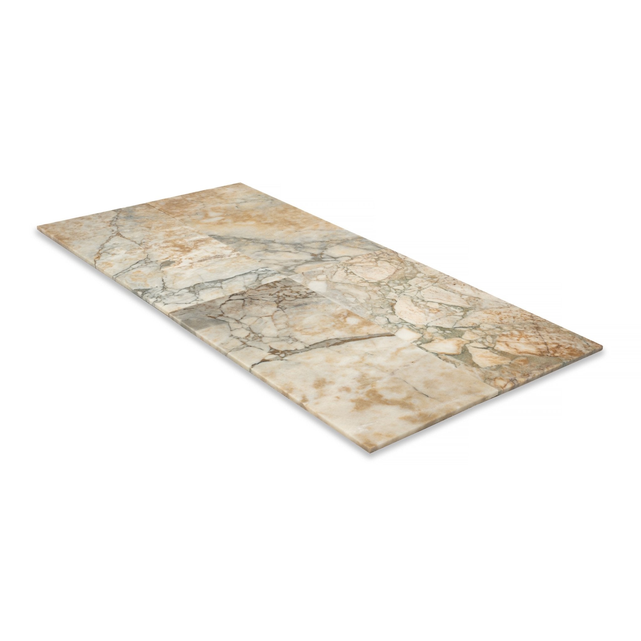 Calacatta Golden Green Marble Tiles - Emperor Marble