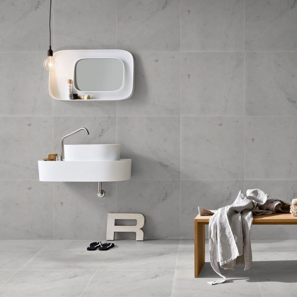 Carrara White Marble Tiles & Mosaics - Emperor Marble