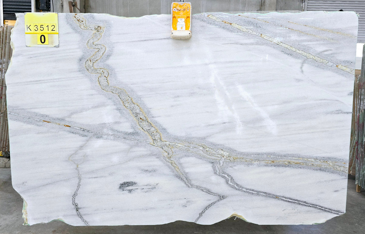 Cascade White marble slab