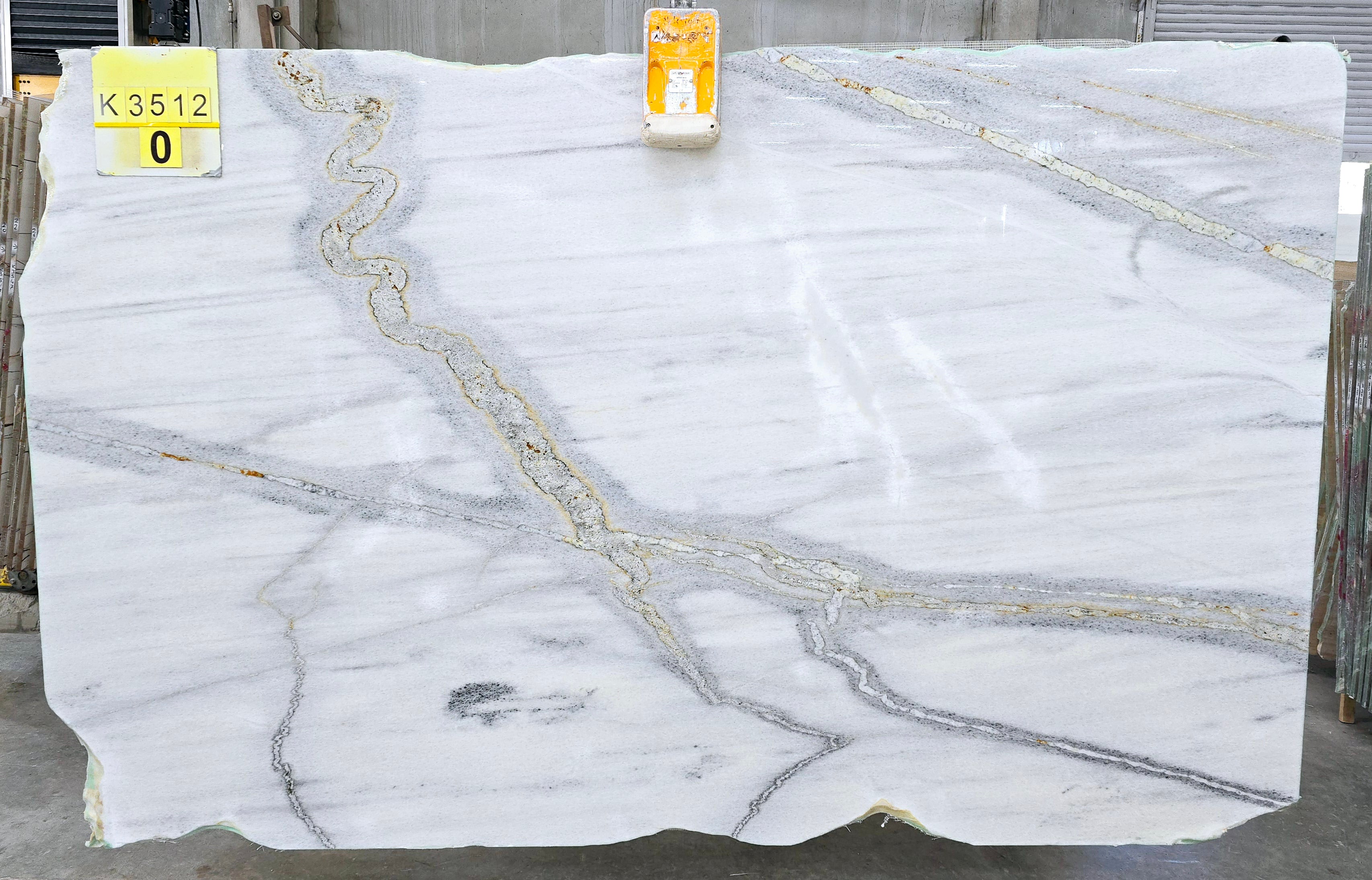 Cascade White marble slab