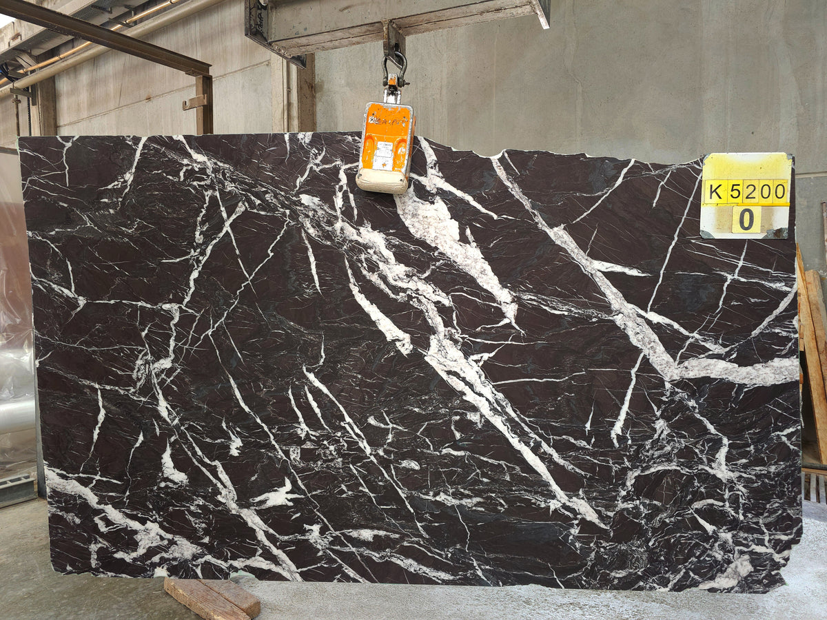 Burgundy marble slab