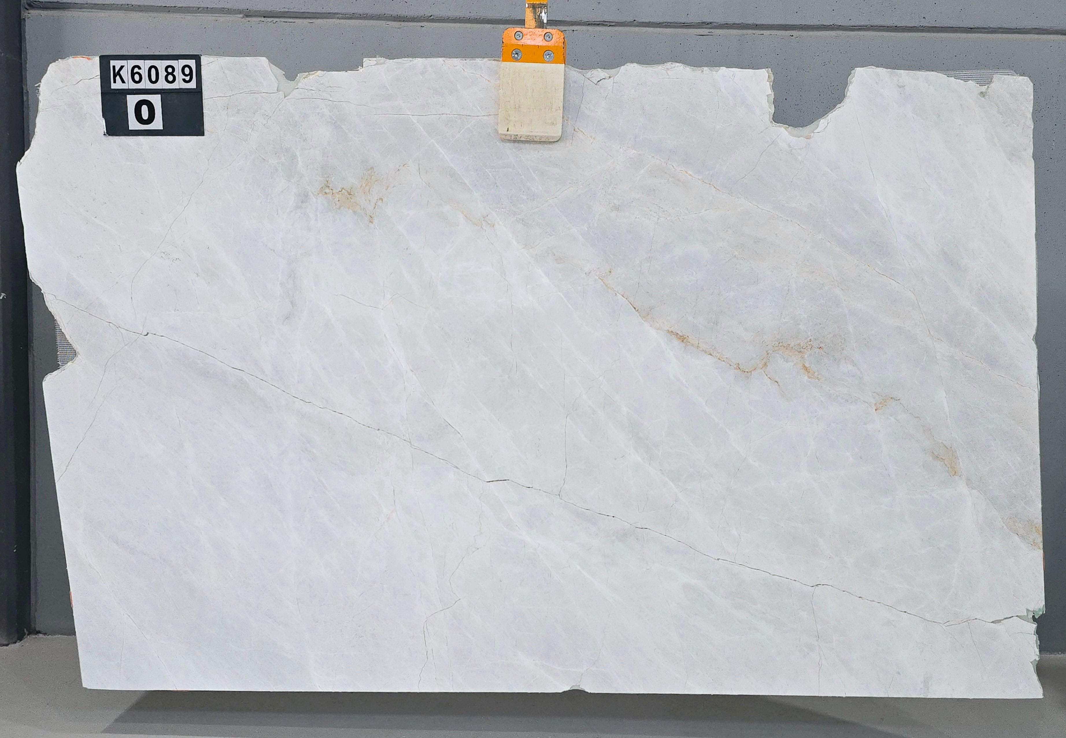 Polar White marble slab
