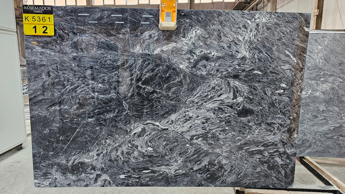 Cipollino Bianco marble slab