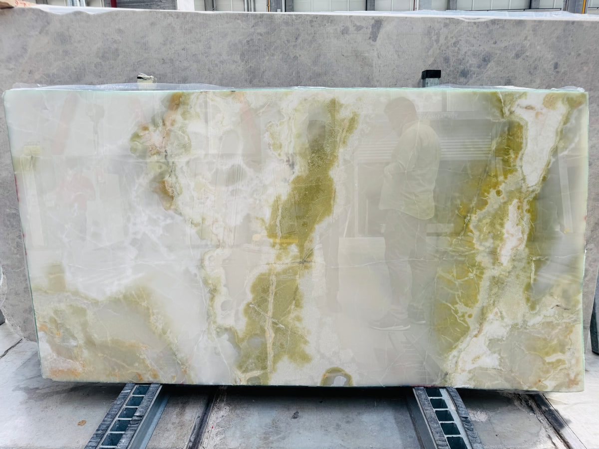 Light Green Onyx Extra Slabs
