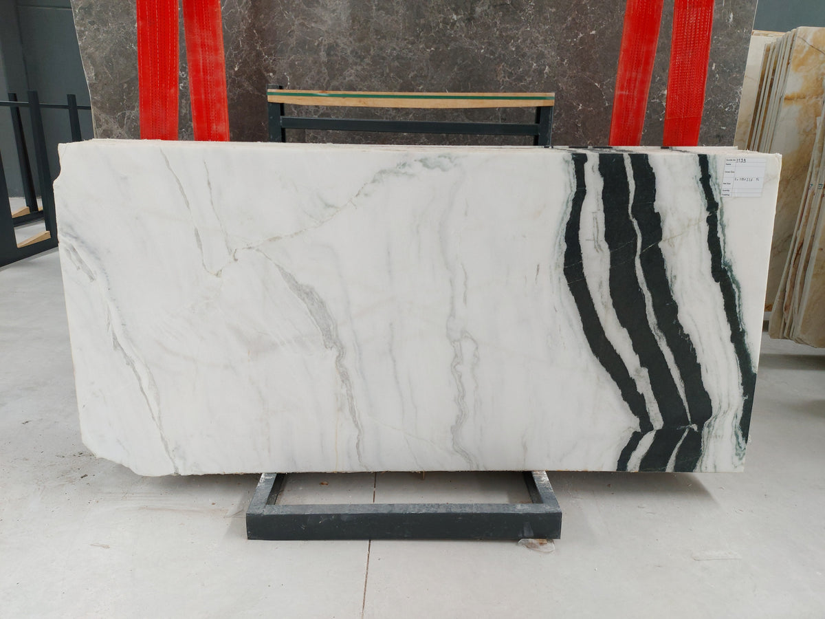 Panda White marble slab PW551