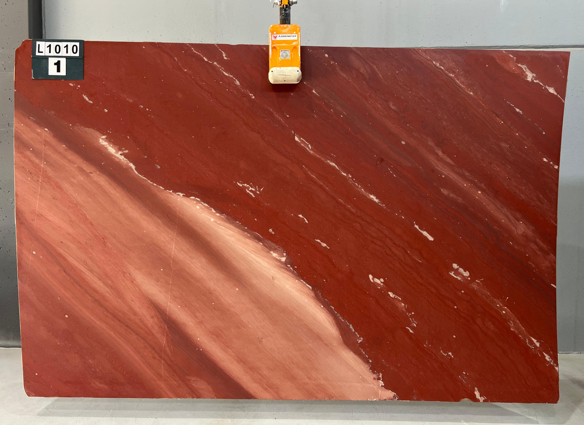 Red Jasper marble slab