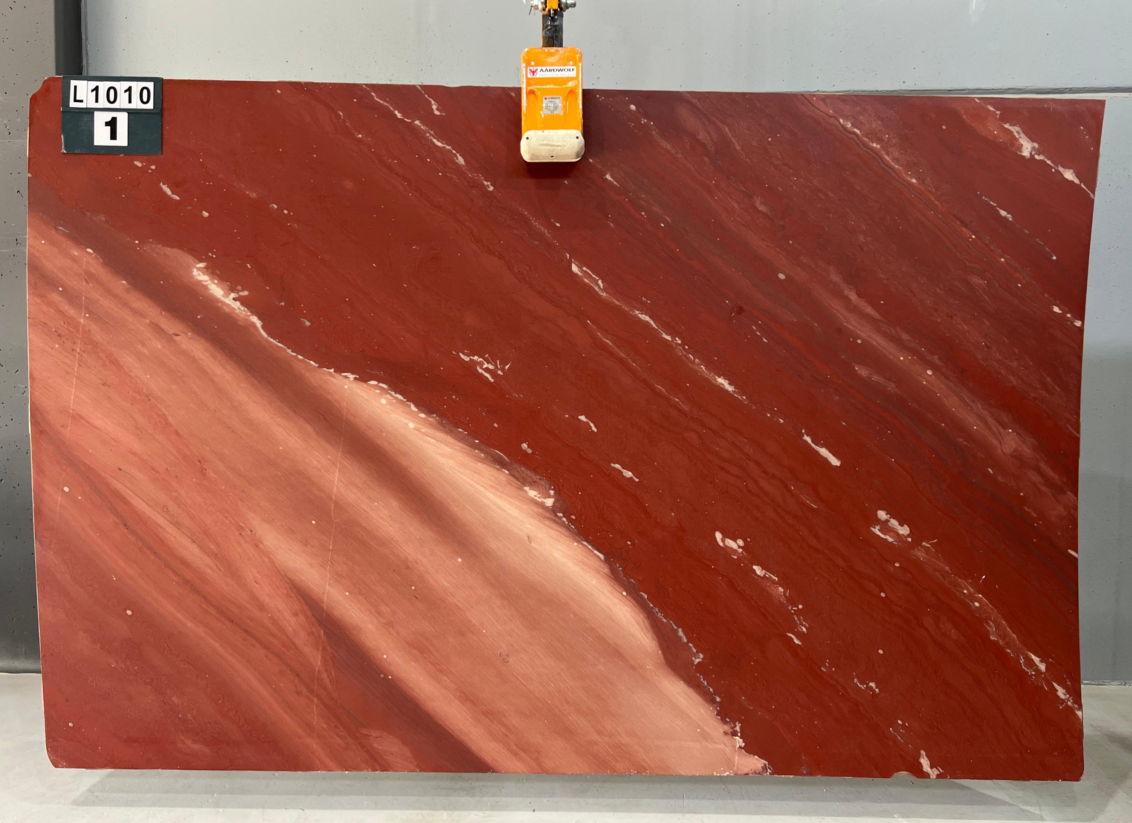 Red Jasper marble slab