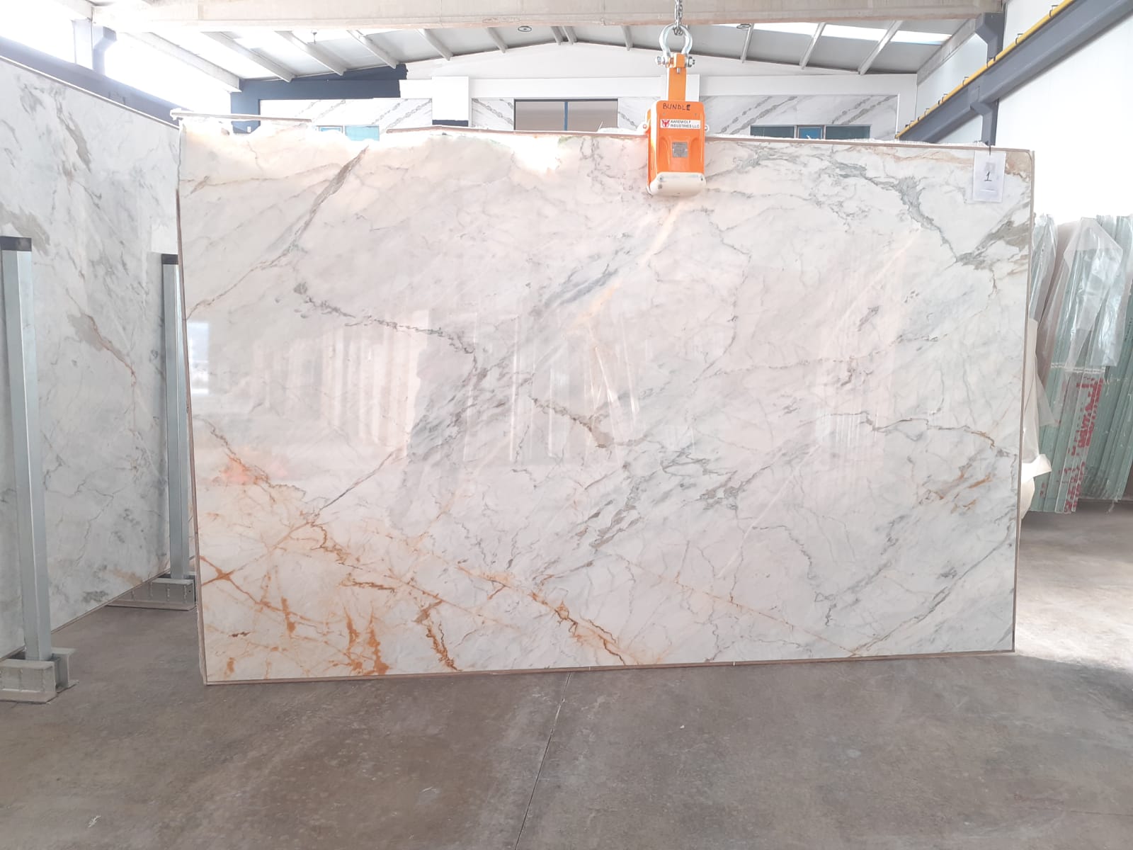 Calacatta Aurum marble slab