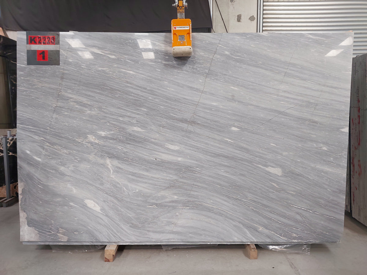 Bardiglio Wave marble slab