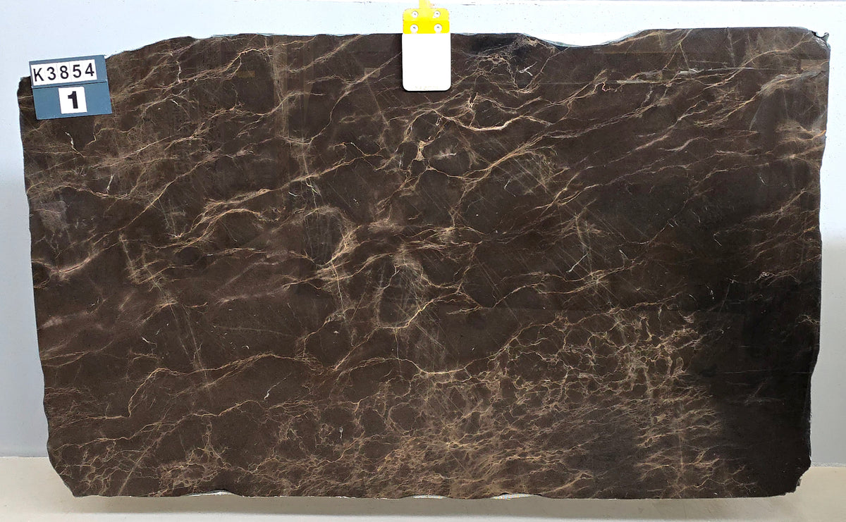 Luce Marrone marble slab