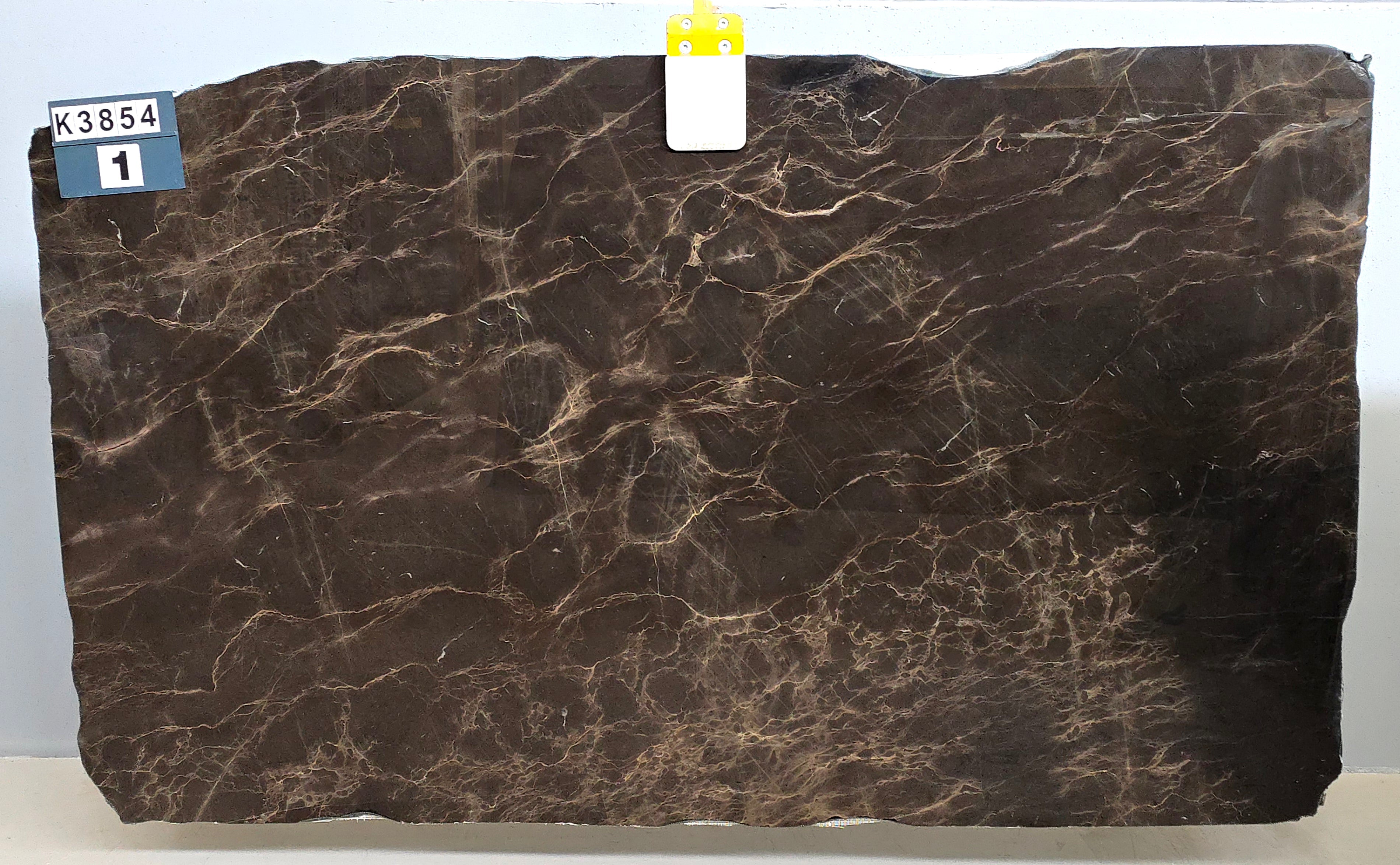 Luce Marrone marble slab