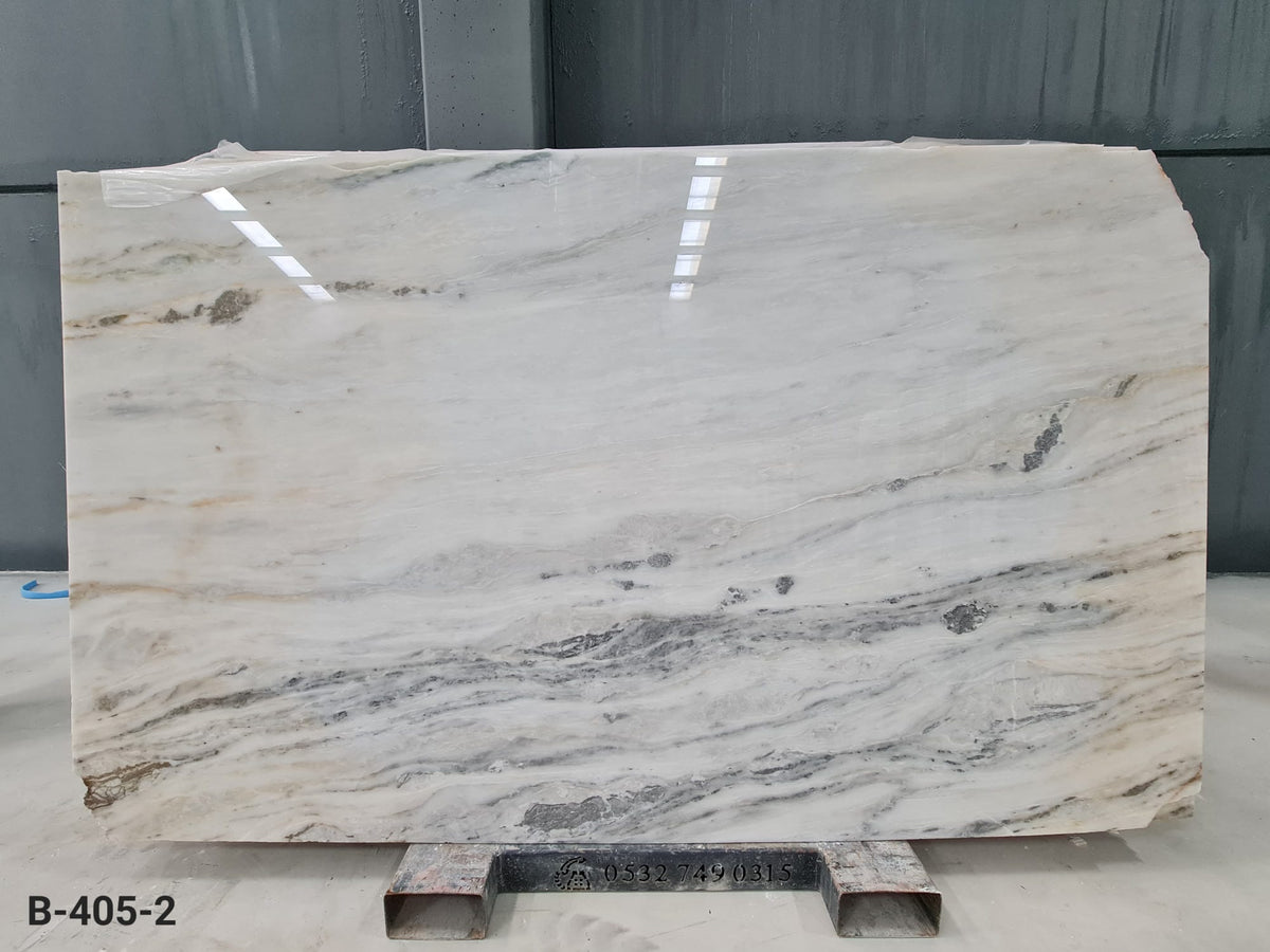 London White marble slab