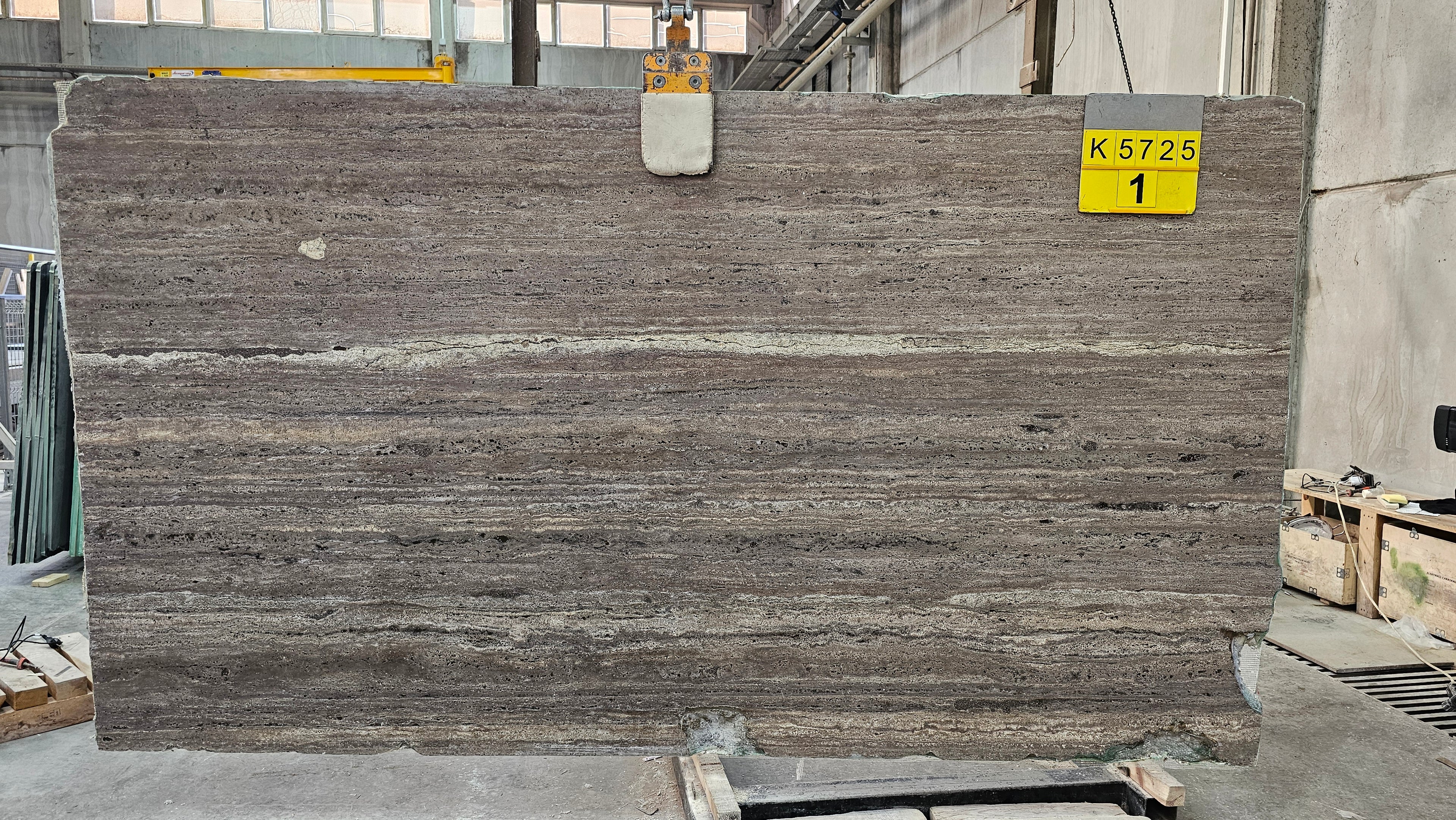 Silver marble slab