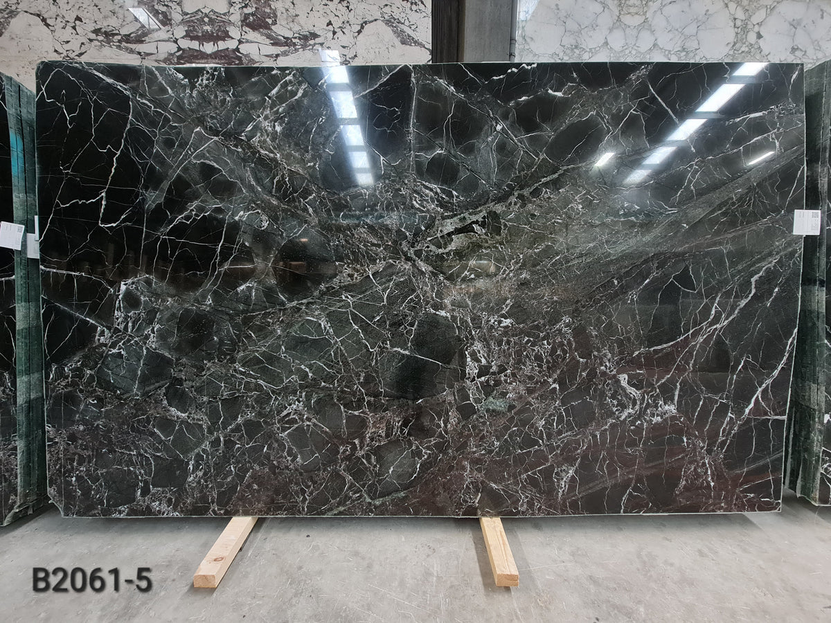 Verde Levanto marble slab