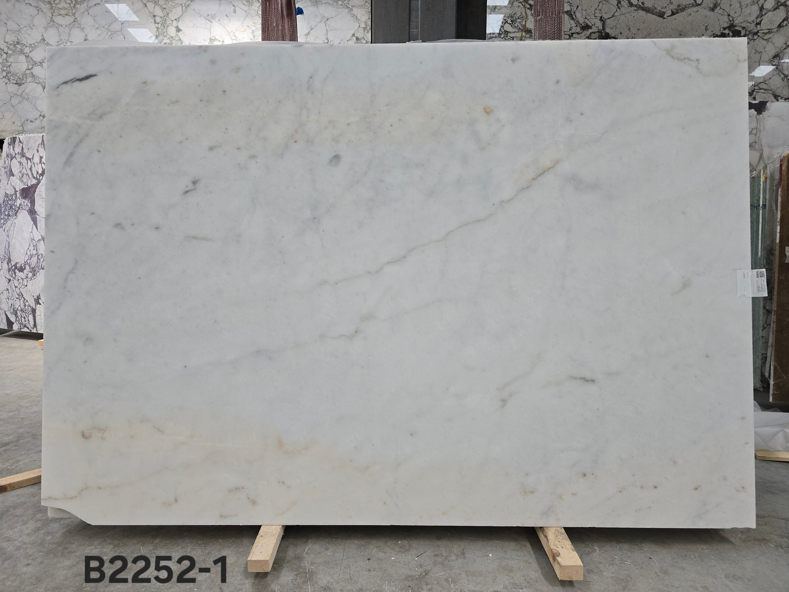 Afyon White marble slab