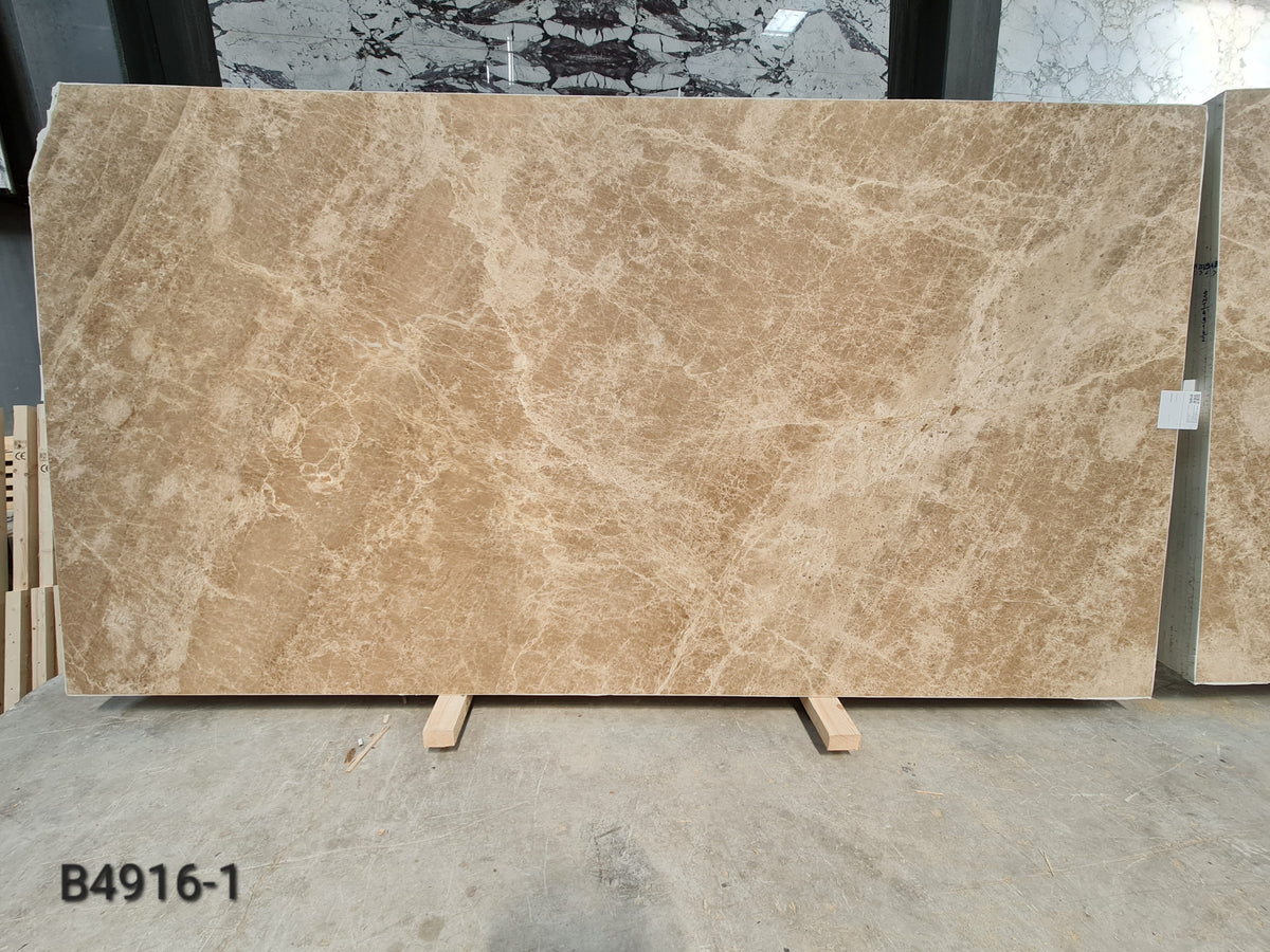 Light Emparador marble slab