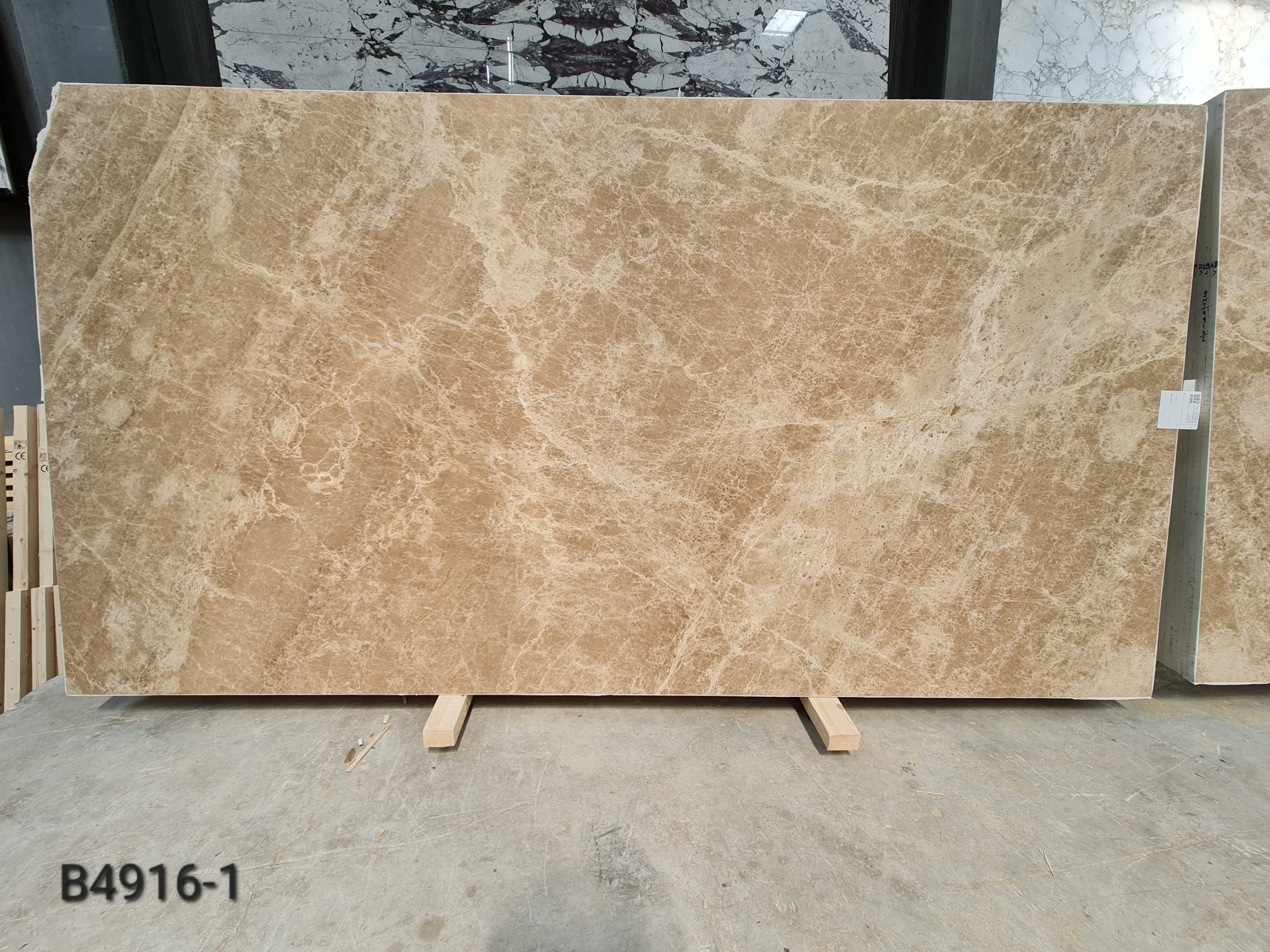 Light Emparador marble slab