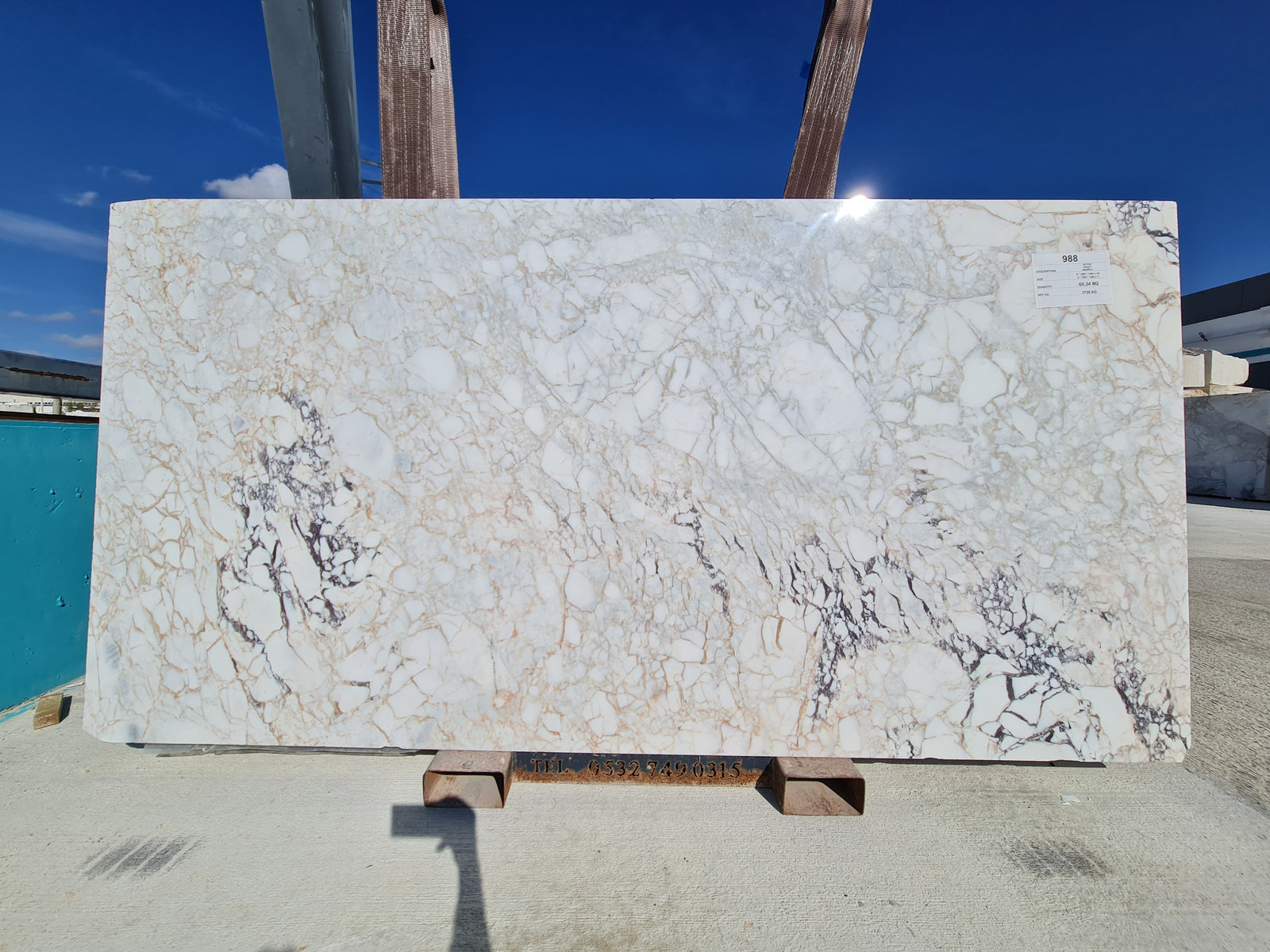 Afyon Gold marble slab
