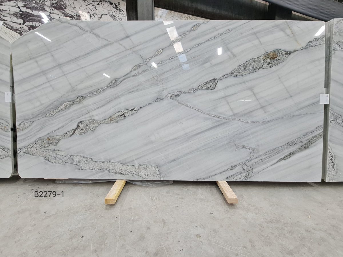 Platinum White marble slab