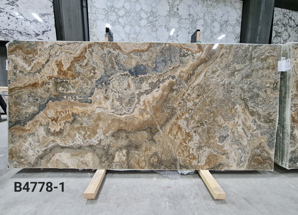 Brown Onyx onyx slab