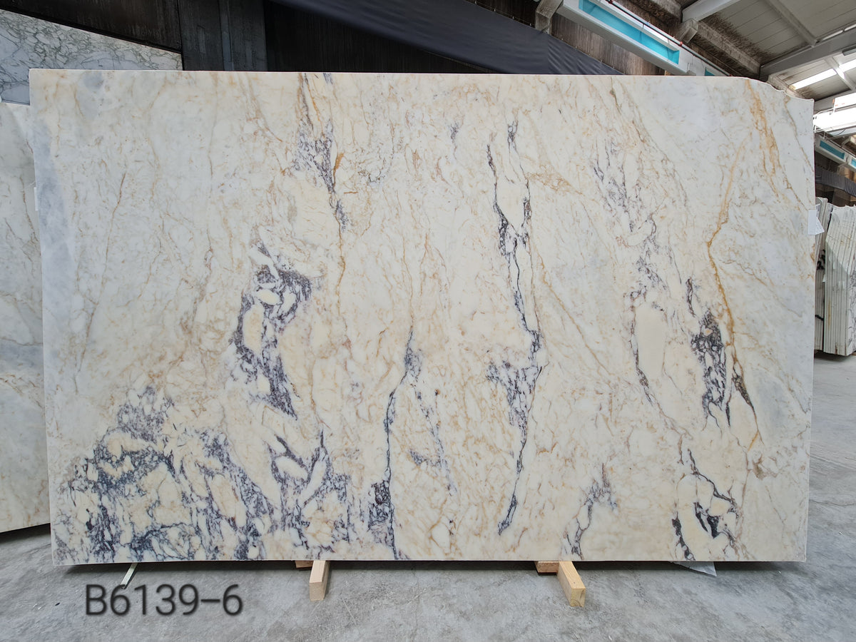 Afyon Sugar Violet marble slab