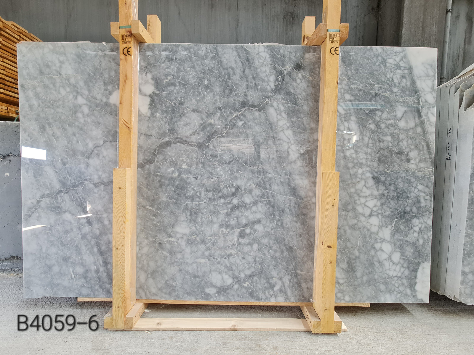 Grigio Venato marble slab