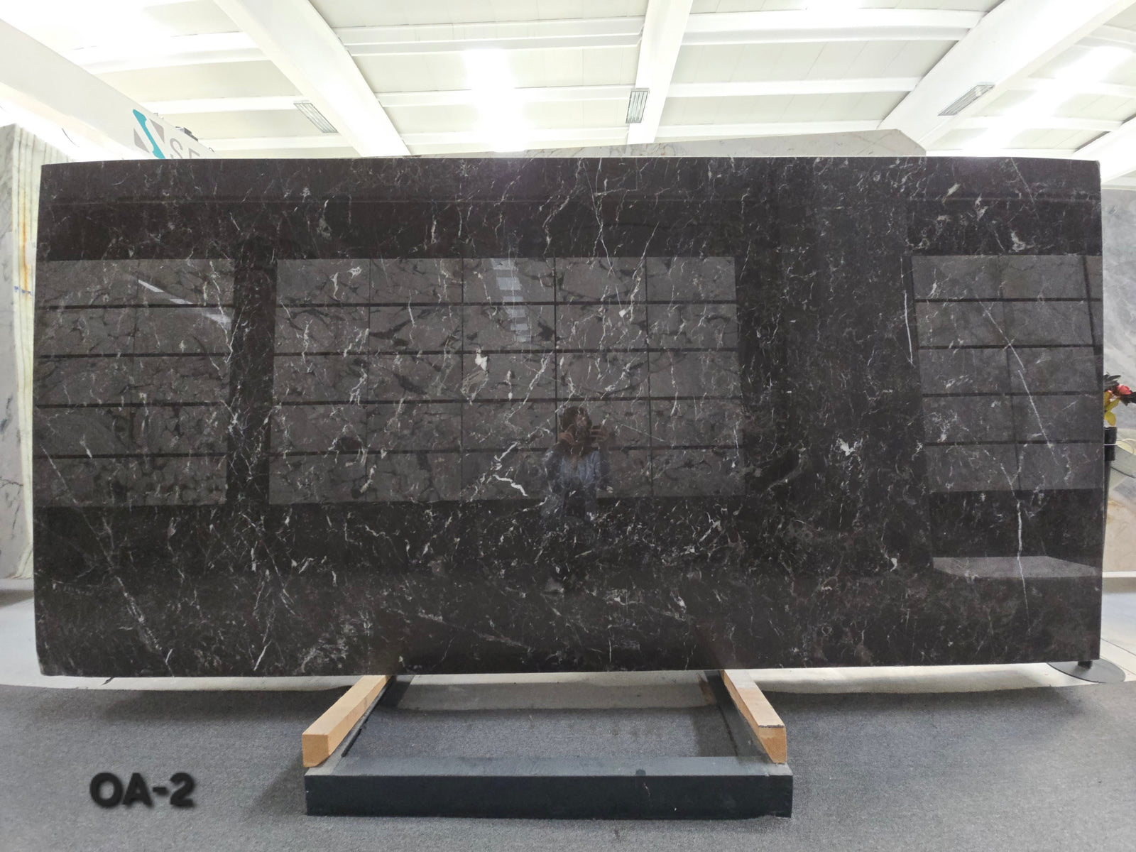 Iris Grey marble slab