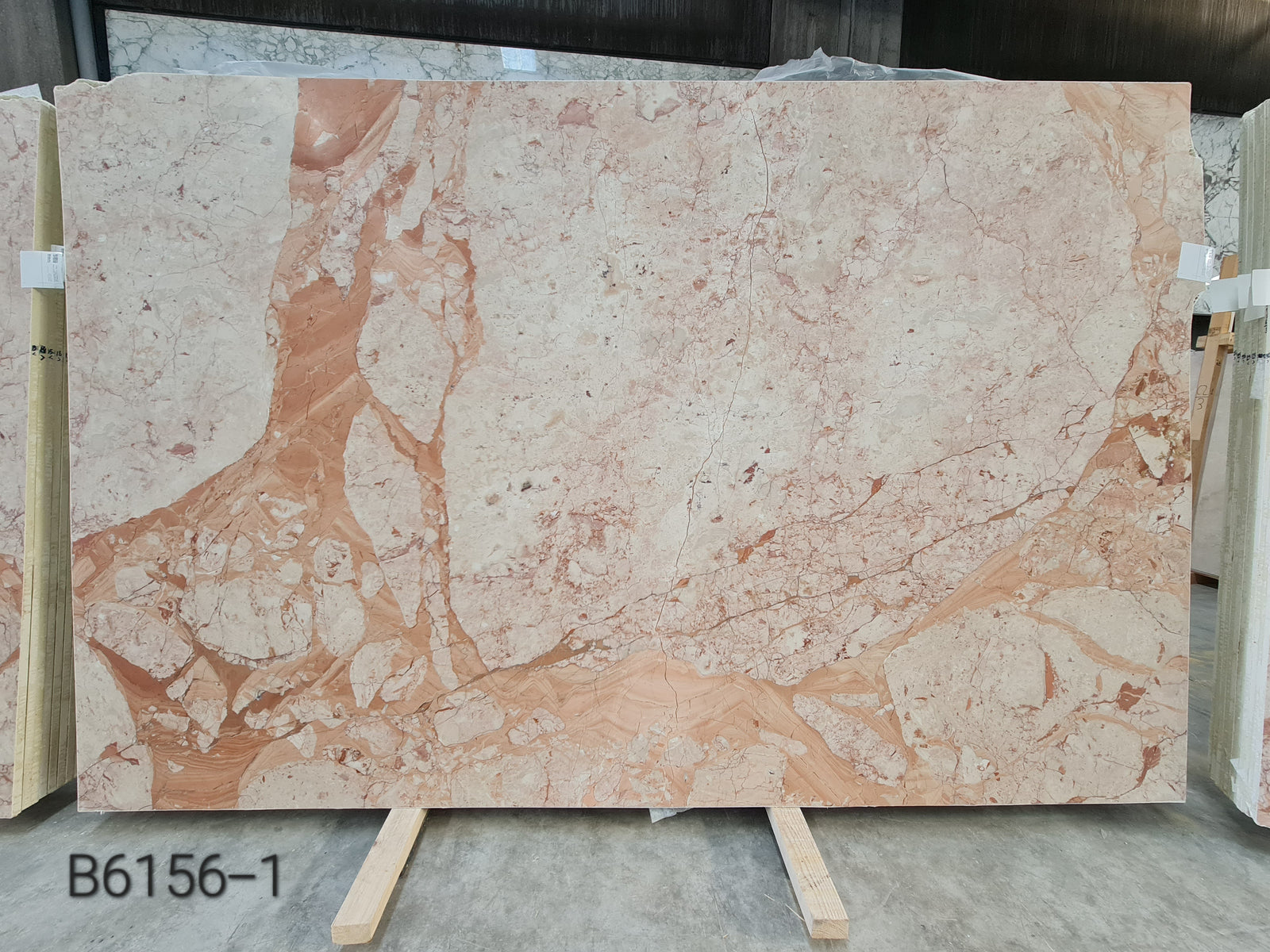 Terracotta marble slab