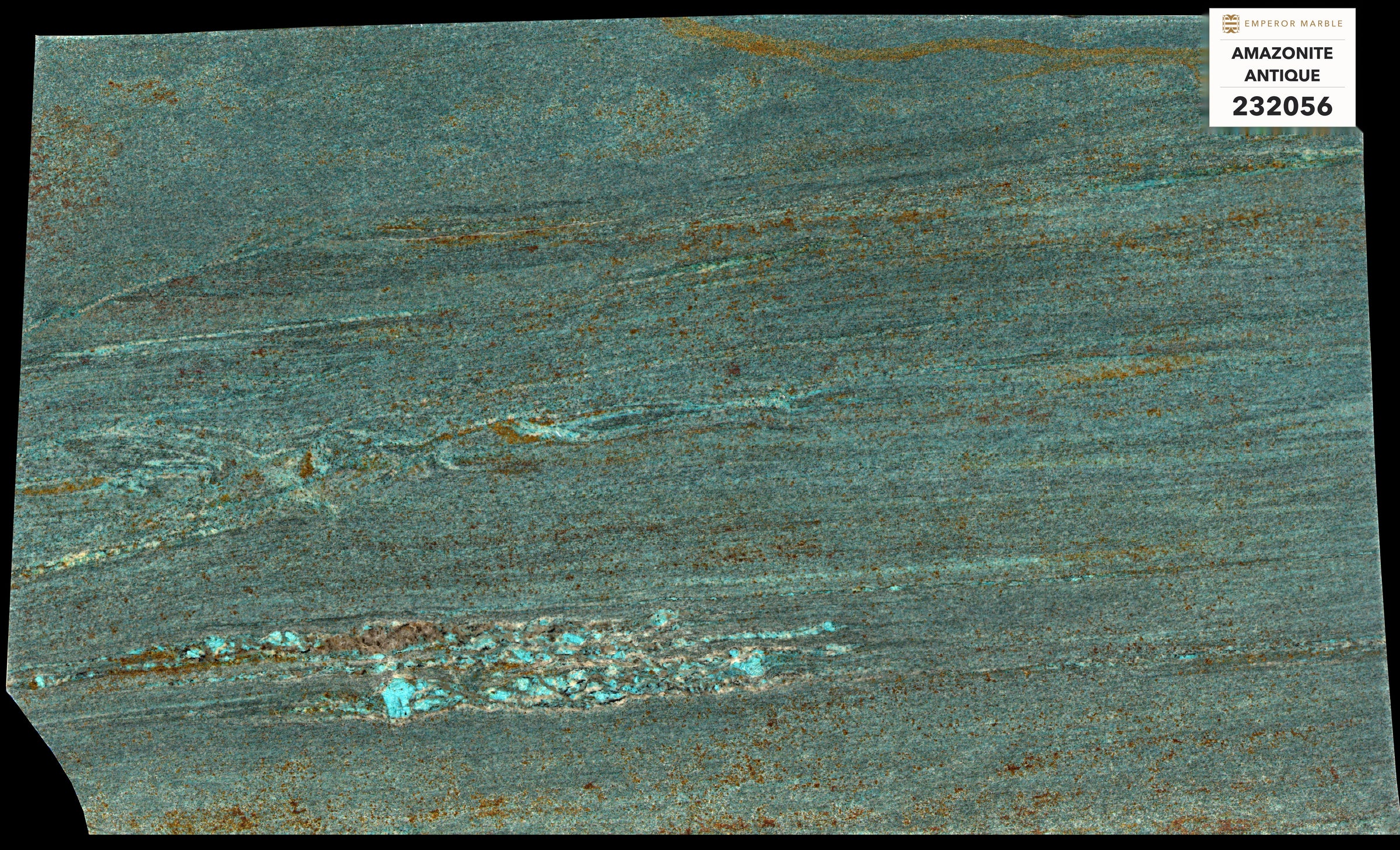 Amazonite Antique — Blok 232056