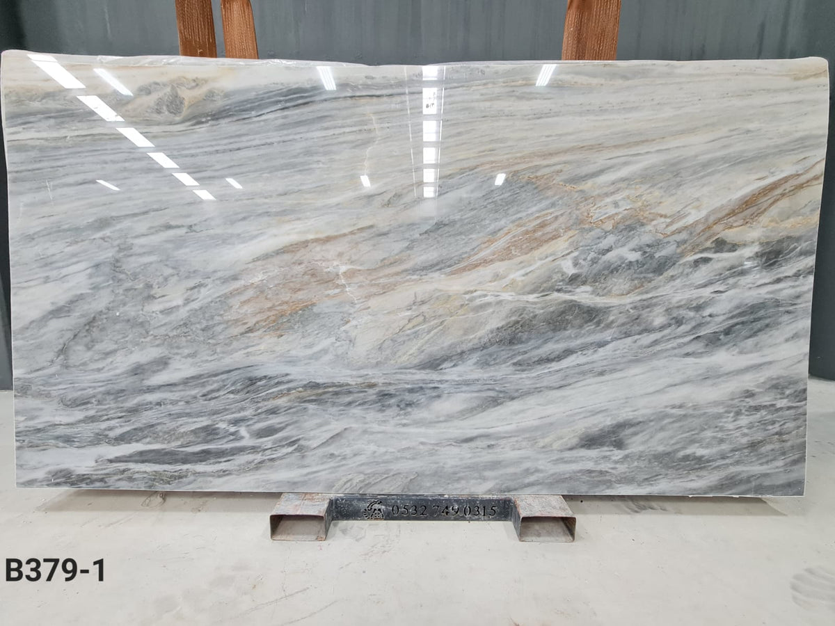 Blaze Grey marble slab