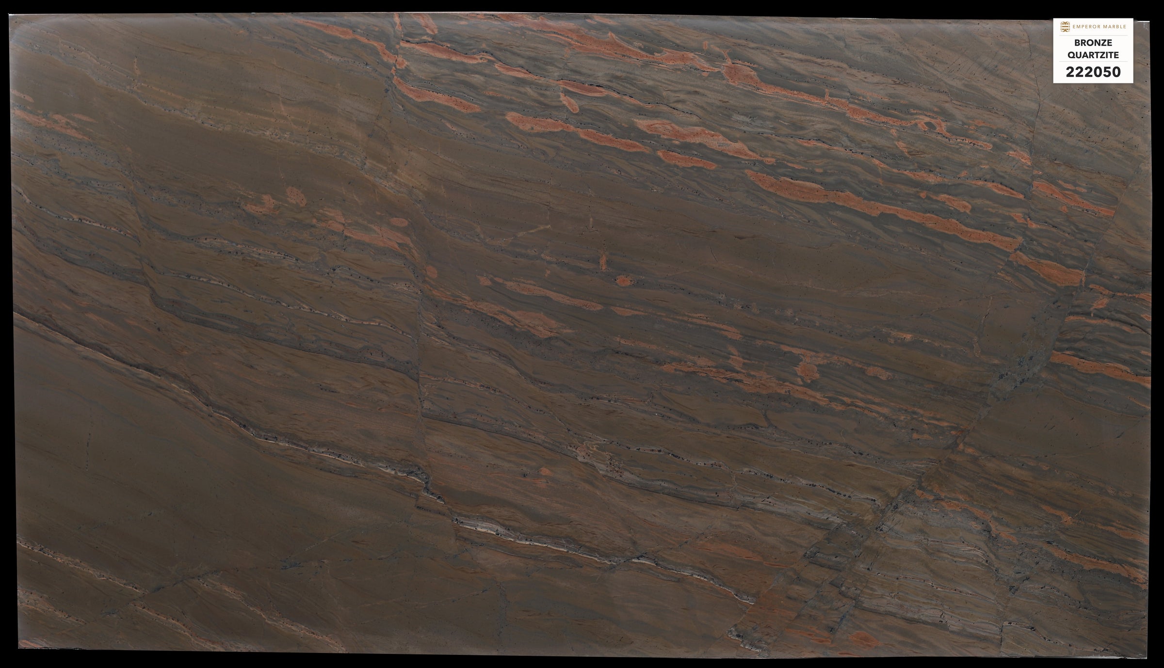 Bronze Quartzite Slabs — Blok 222050