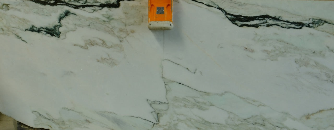 Calacatta White Black Large Marble Tiles