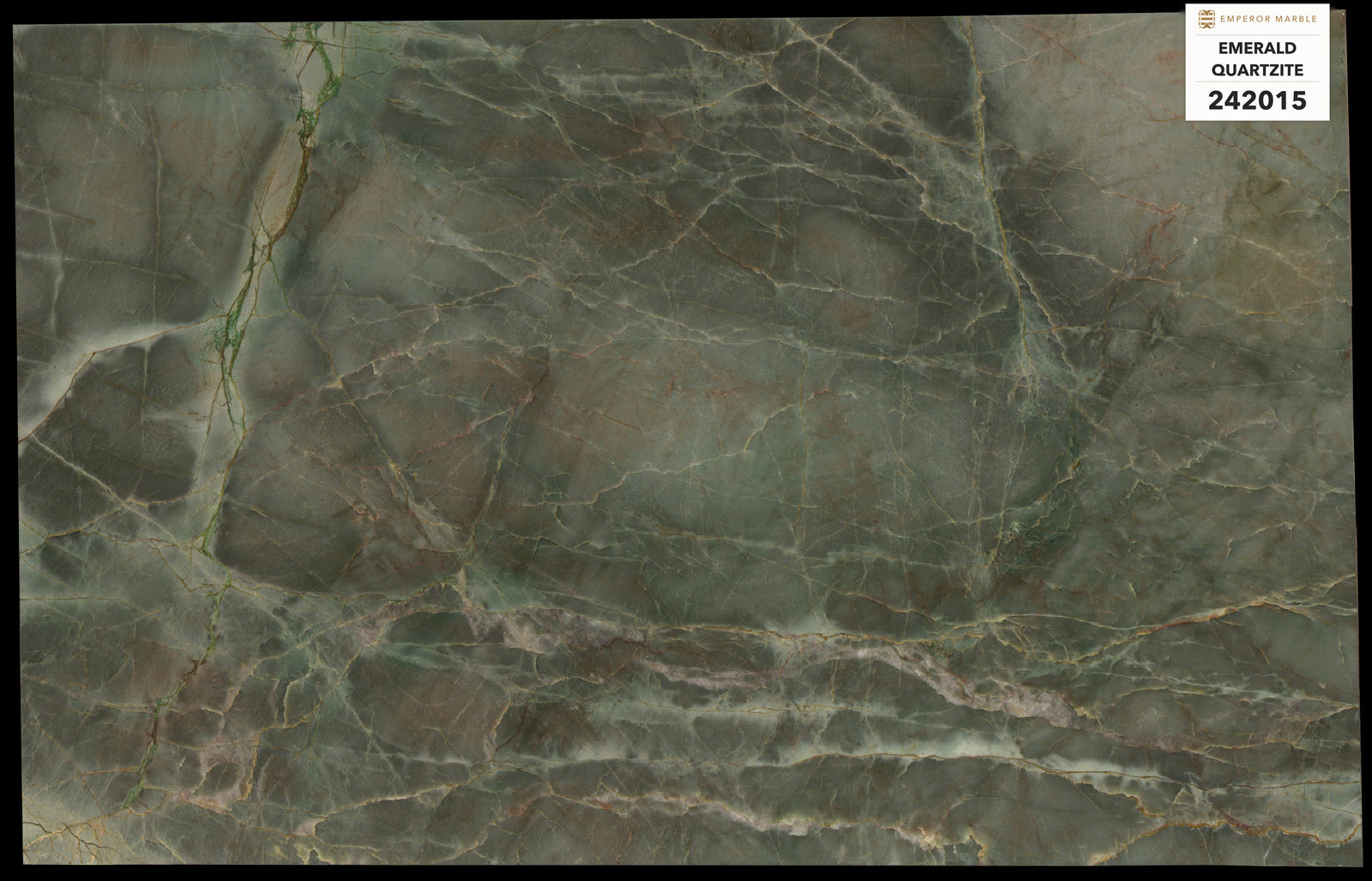 Emerald Quartzite Slabs — Blok 242015