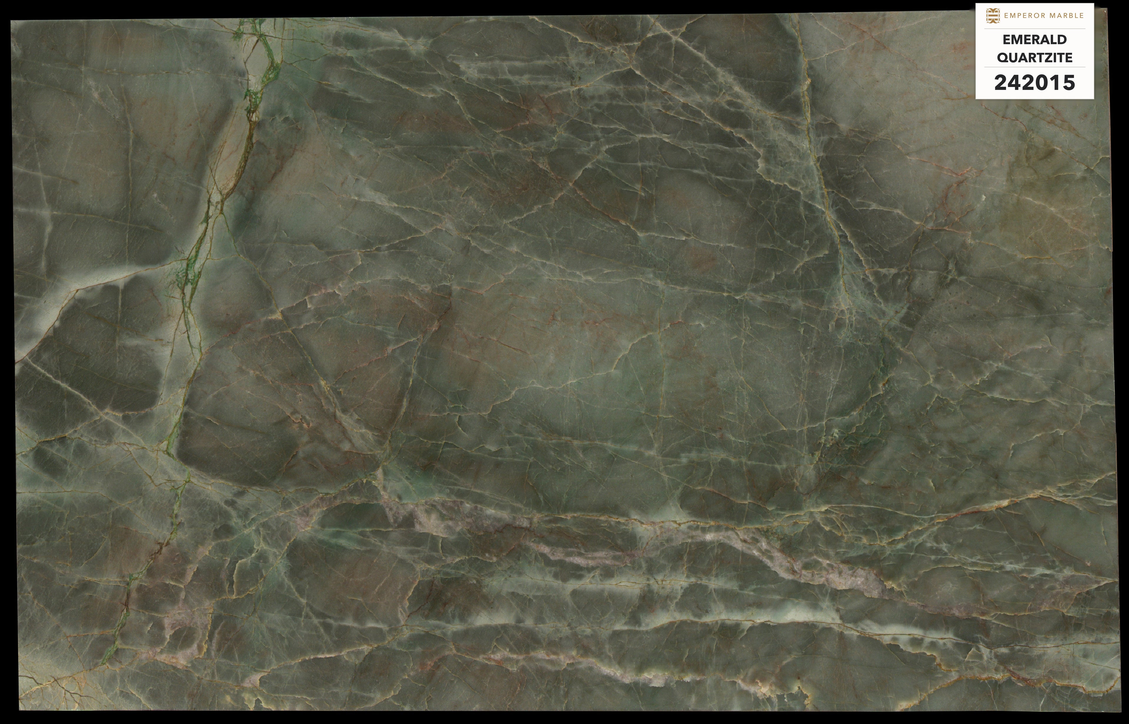 Emerald Quartzite Slabs — Blok 242015