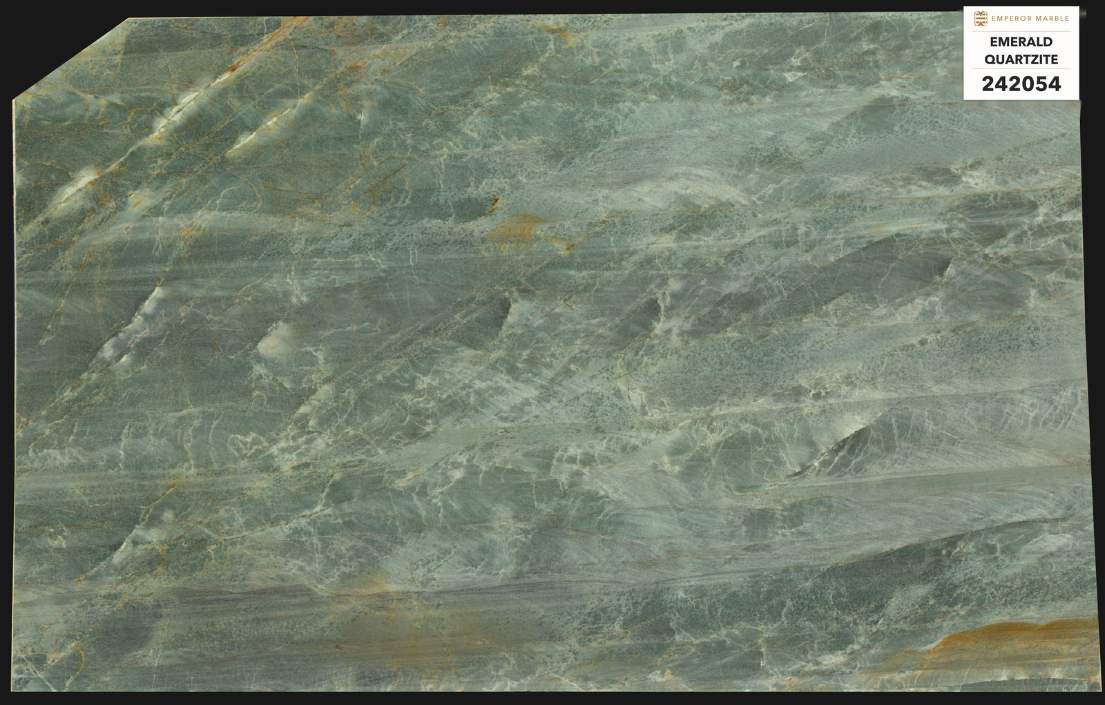 Emerald Quartzite Slabs — Blok 242054