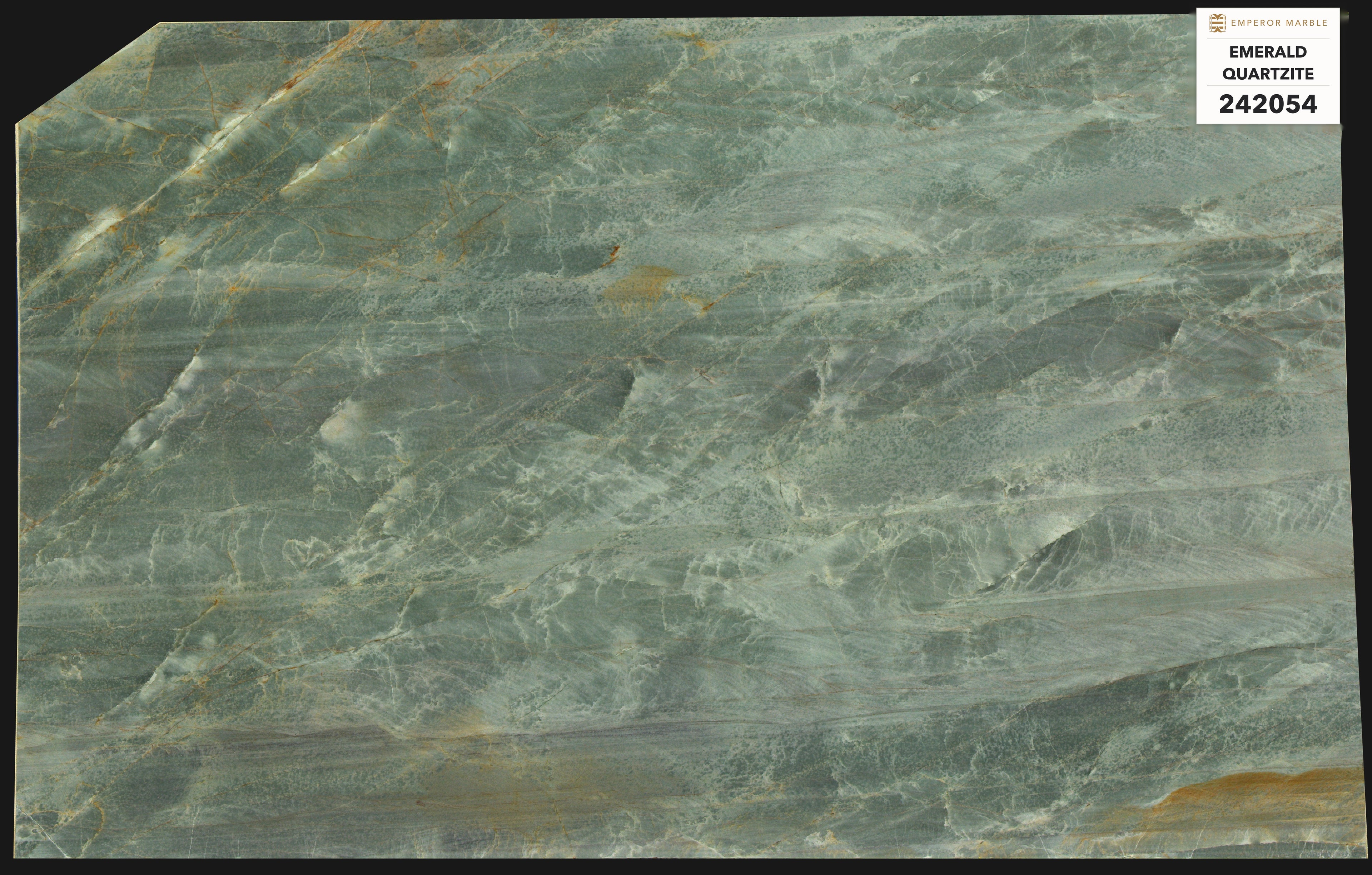 Emerald Quartzite Slabs — Blok 242054