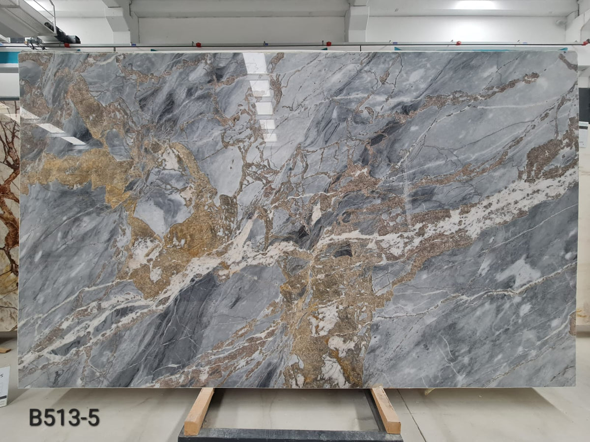 Sahara Grey marble slab