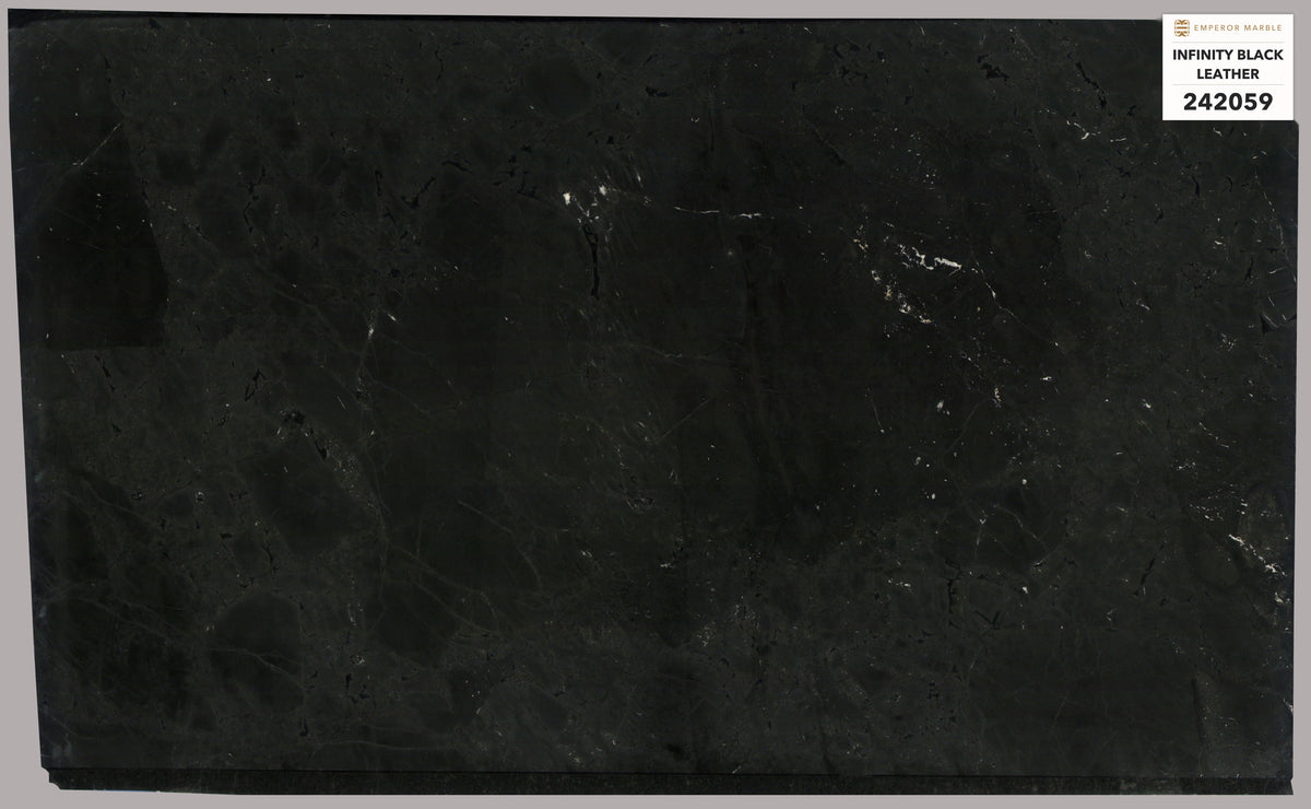 Infinity Black Leather Quartzite Slabs — Blok 242059