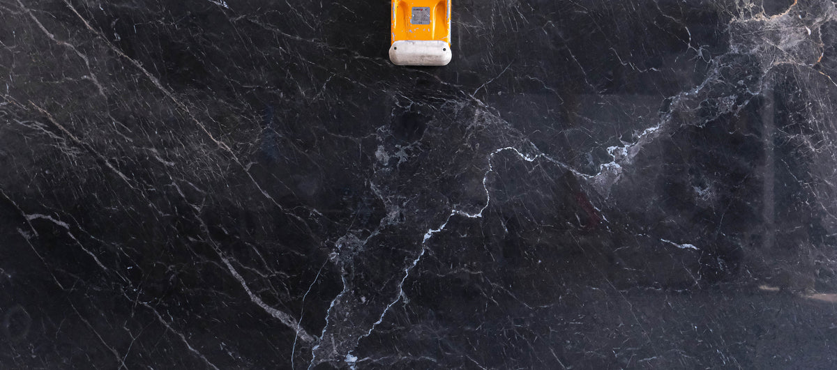 Anemourion Black Large Marble Tiles