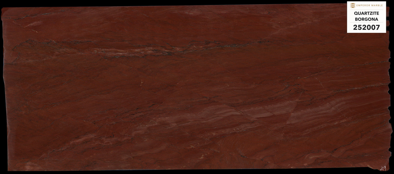 Quartzite Borgona — Blok 252007
