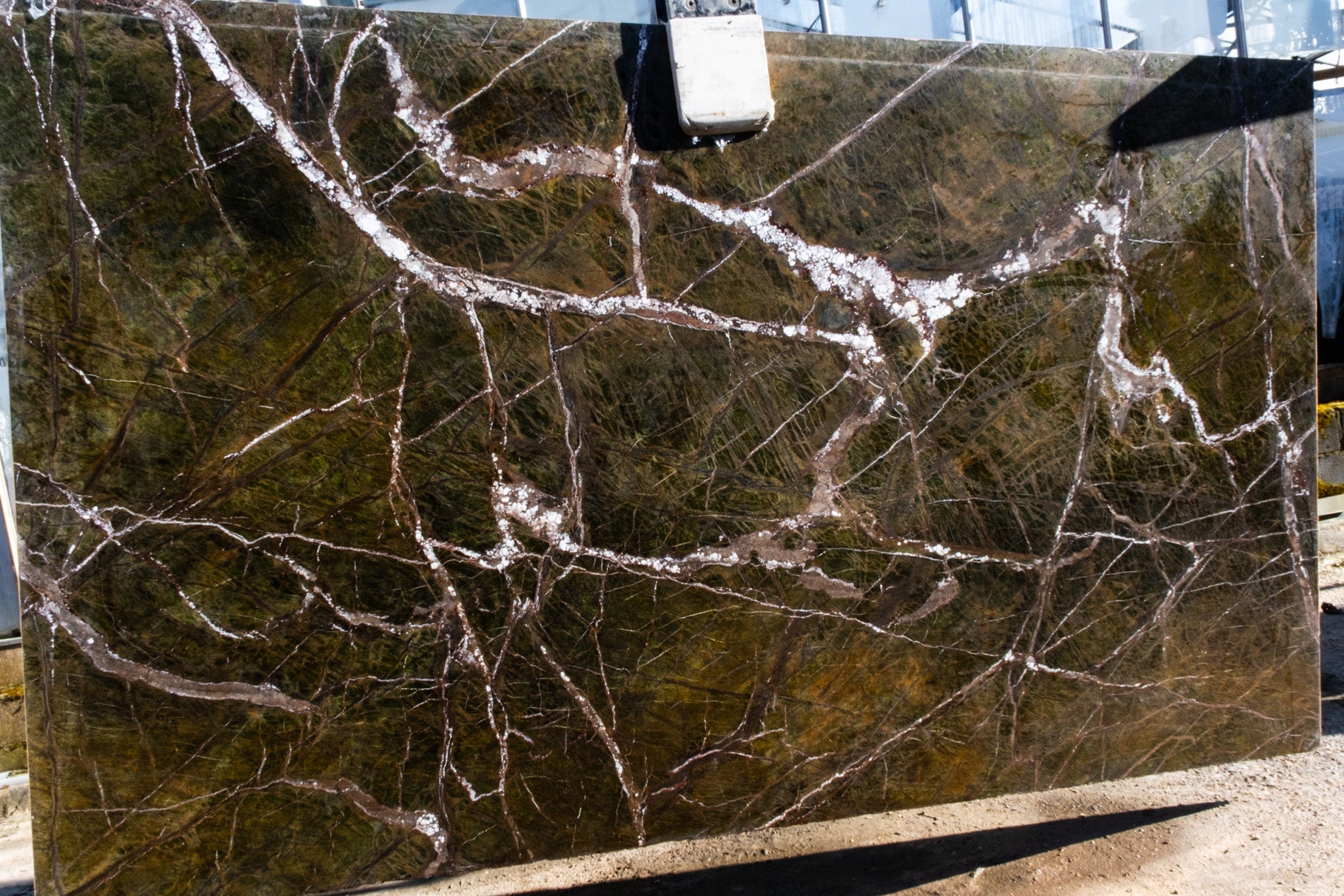 Rainforest Green Marble Slabs