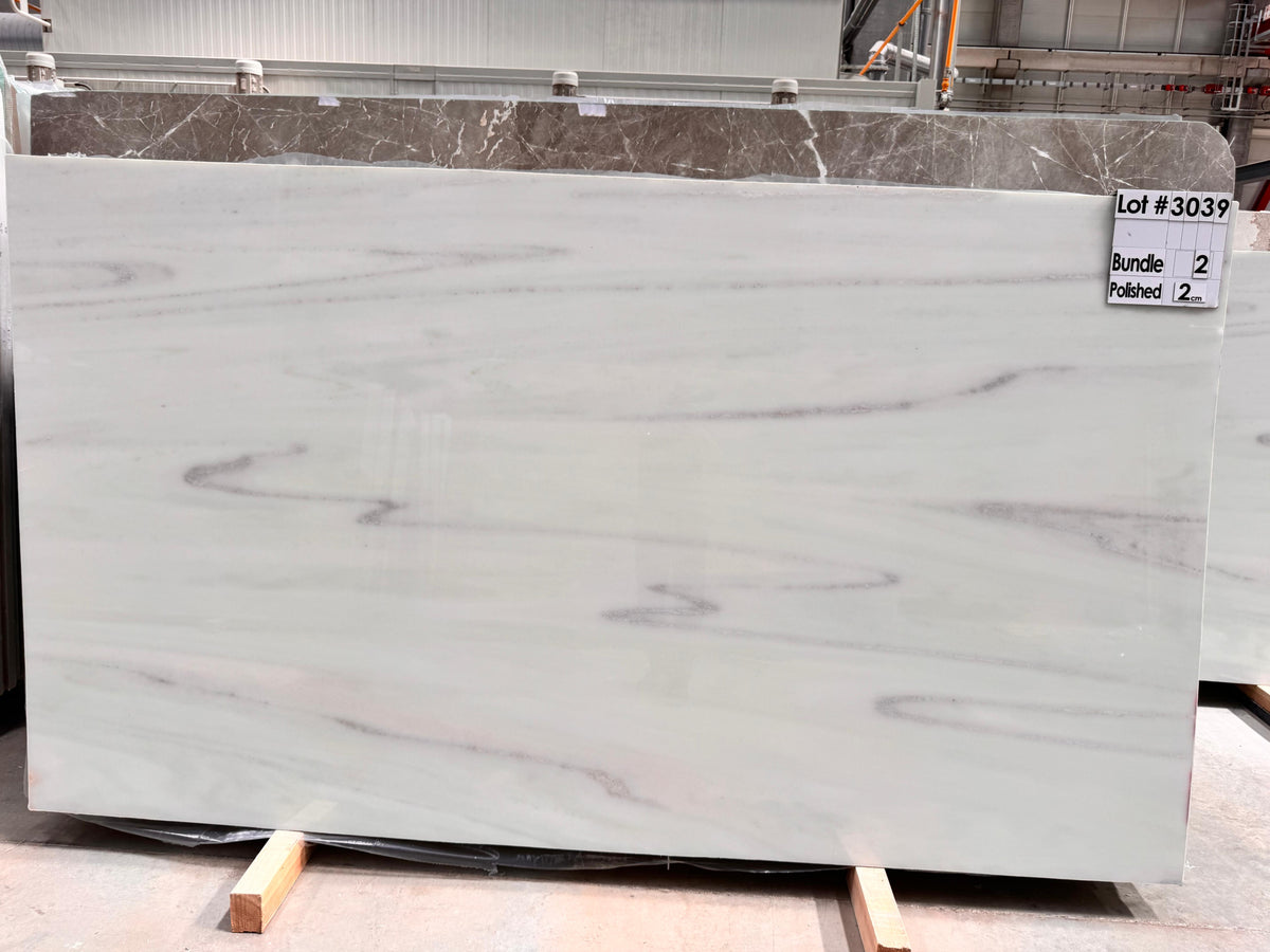 White Rainbow Marble Slabs — 3039 · Bundle 2 · View 1