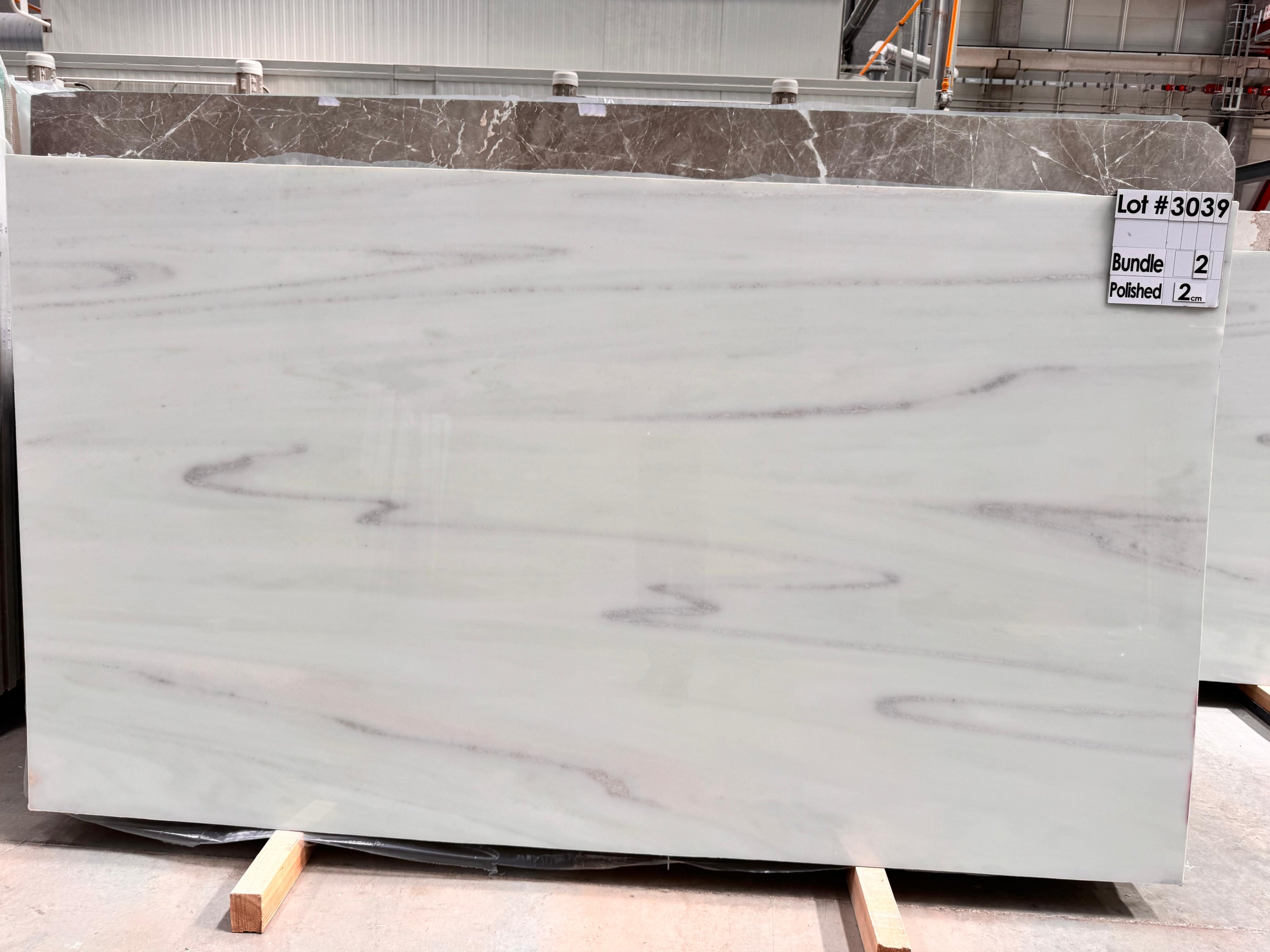 White Rainbow Marble Slabs — 3039 · Bundle 2 · View 1