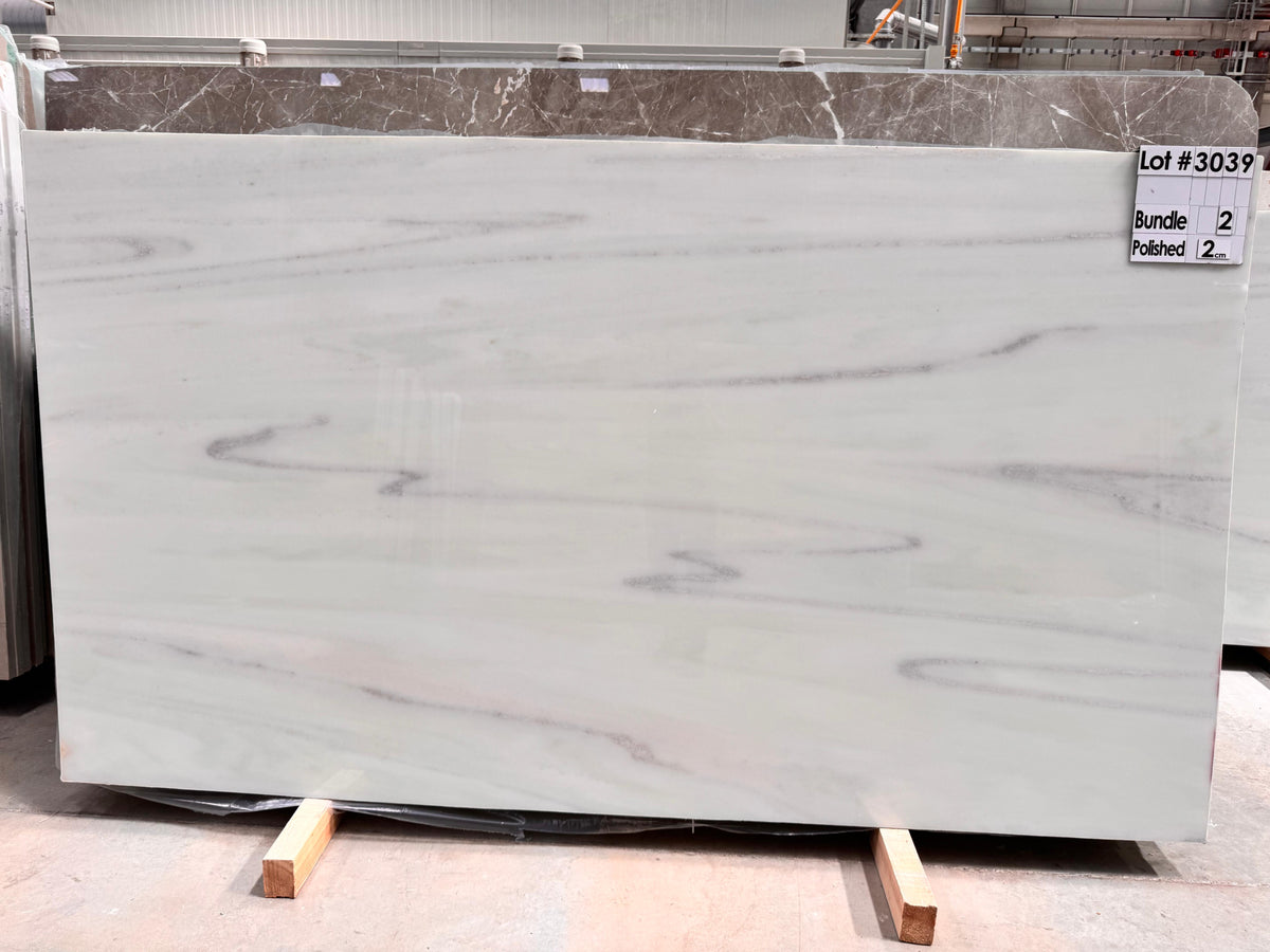 White Rainbow Marble Slabs — 3039 · Bundle 2 · View 2