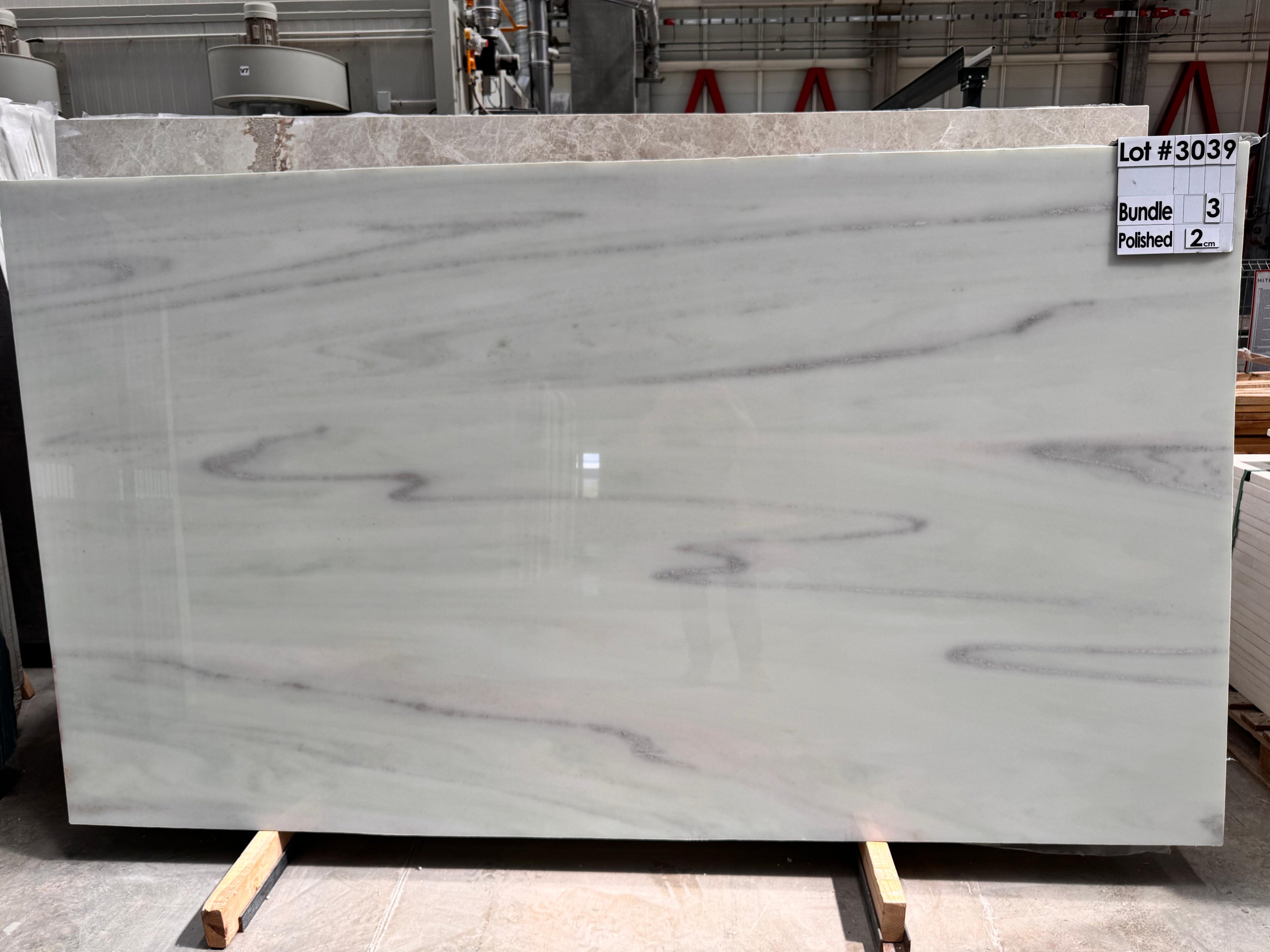 White Rainbow Marble Slabs — 3039 · Bundle 3 · View 1