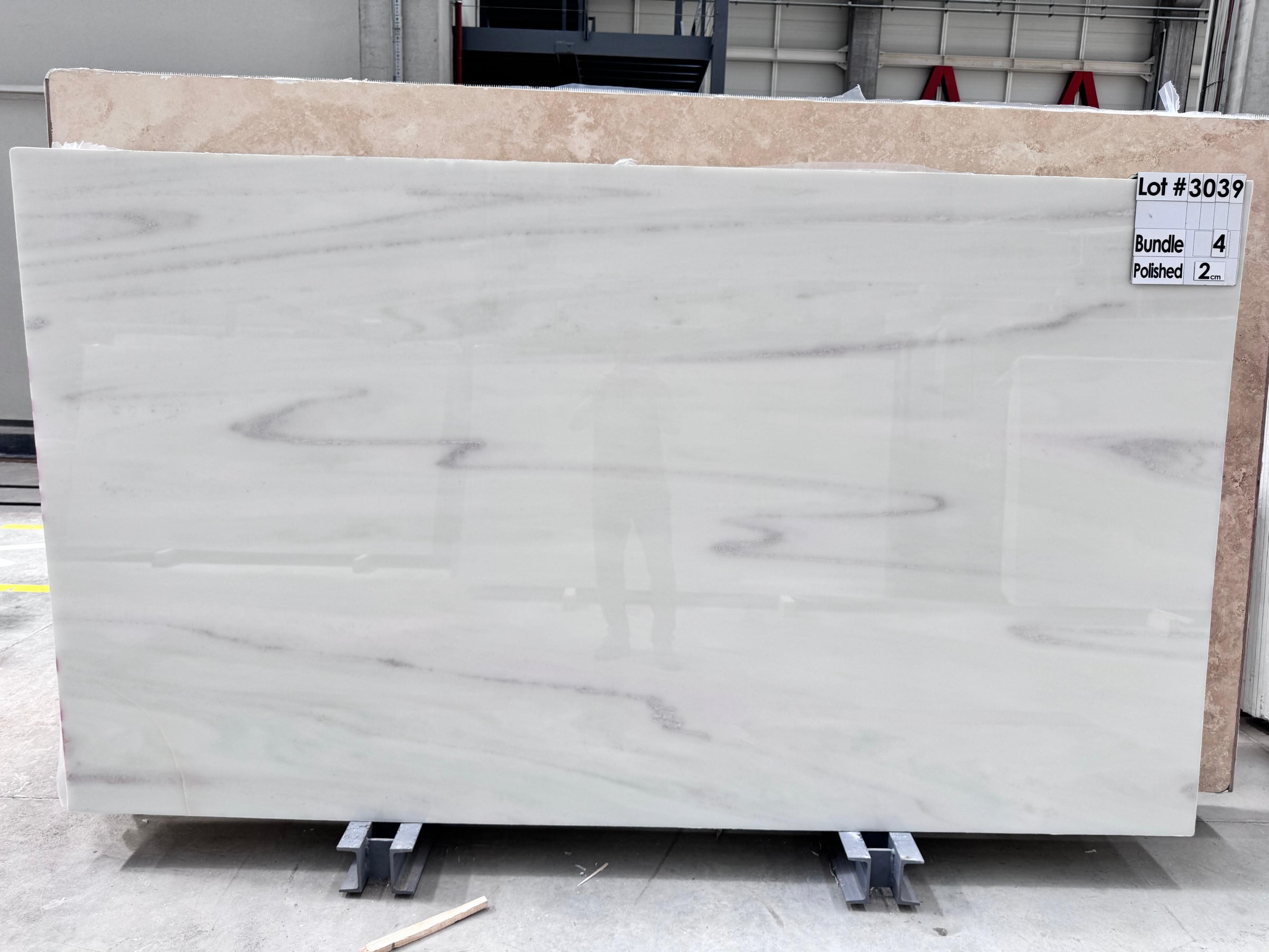 White Rainbow Marble Slabs — 3039 · Bundle 4 · View 1